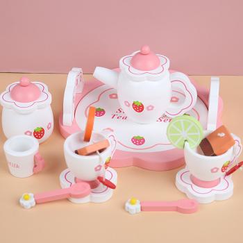360Home Teekanne und Tassen Set Kindergeschirr Spielzeug Küchenspielzeug